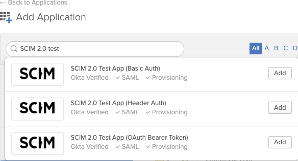 SCIM 2.0 Templates