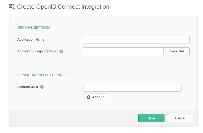 New OpenID Connect Create Wizard